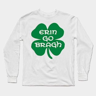 Erin Go Bragh Shamrock Long Sleeve T-Shirt